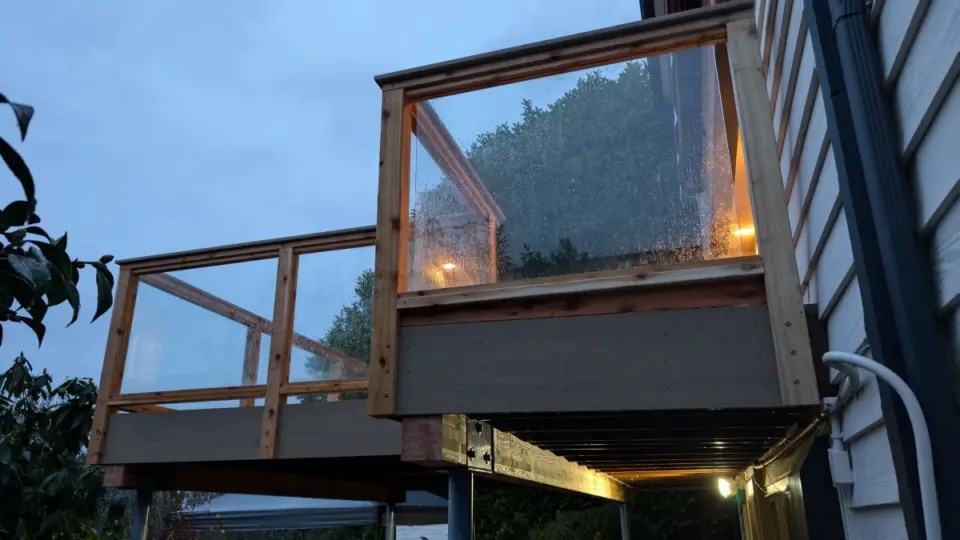 Deck Lighting Installation