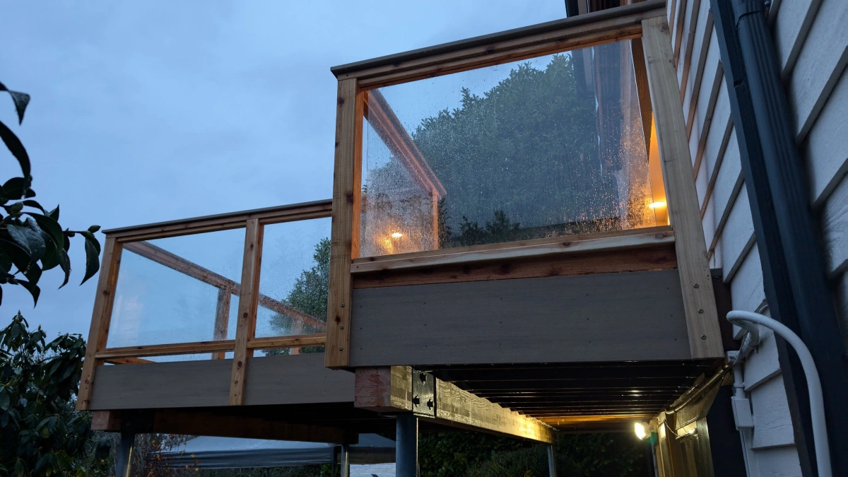 Deck Lighting Installation